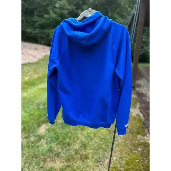 Los Angeles Dodgers Unisex Men's Hoodie M Blue Scroll Logo - Picture 3 of 5